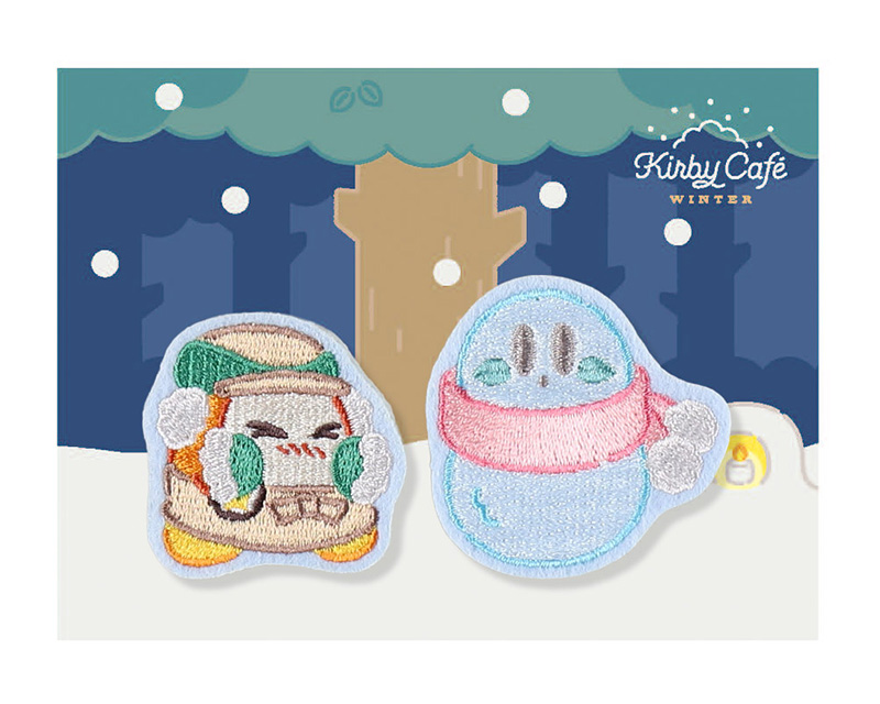 WINTER 刺繡ブローチ ワドルディ・雪だるま 写真