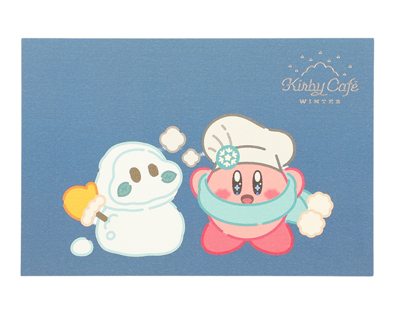 WINTER 箔押しポストカードセット 写真