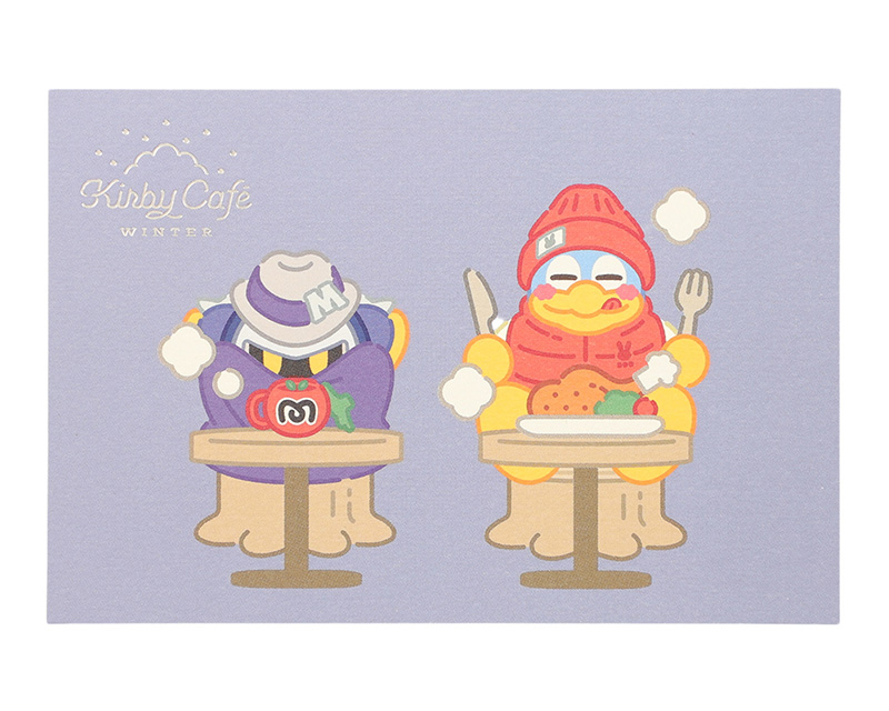 WINTER 箔押しポストカードセット 写真