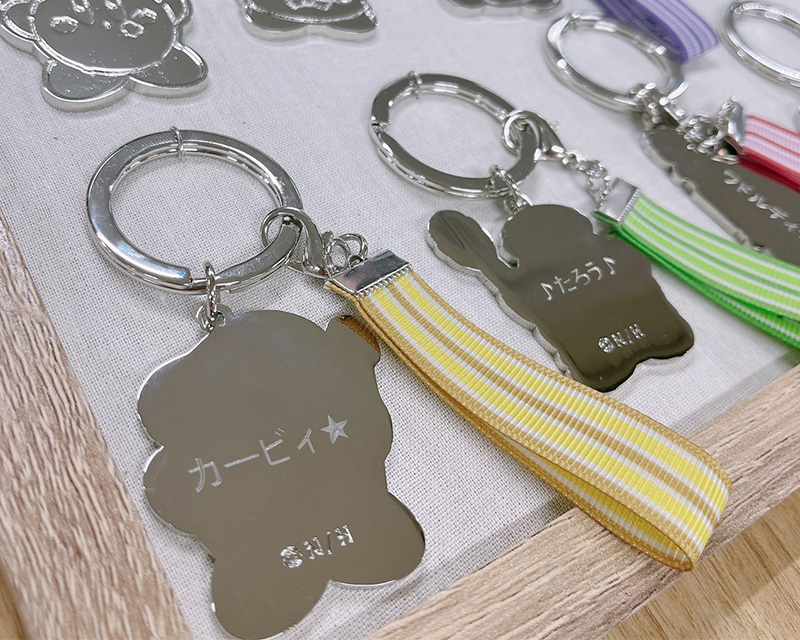 シルバーキーリング刻印サービス 写真