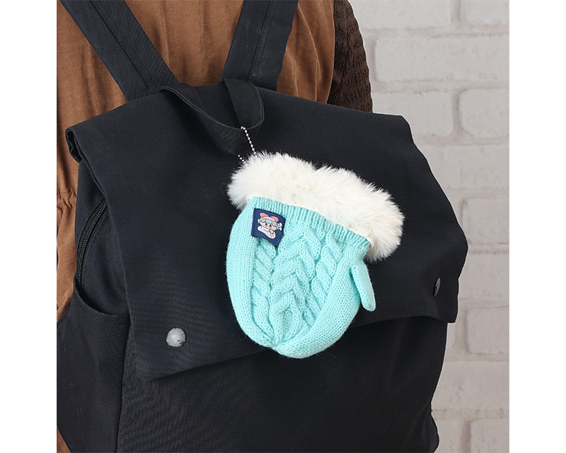 WINTER ニット手袋風ポーチ 写真