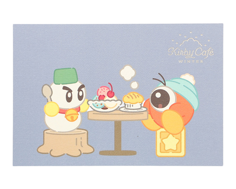 WINTER 箔押しポストカードセット 写真